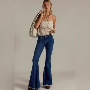 Free People Indigo Flare Jeans